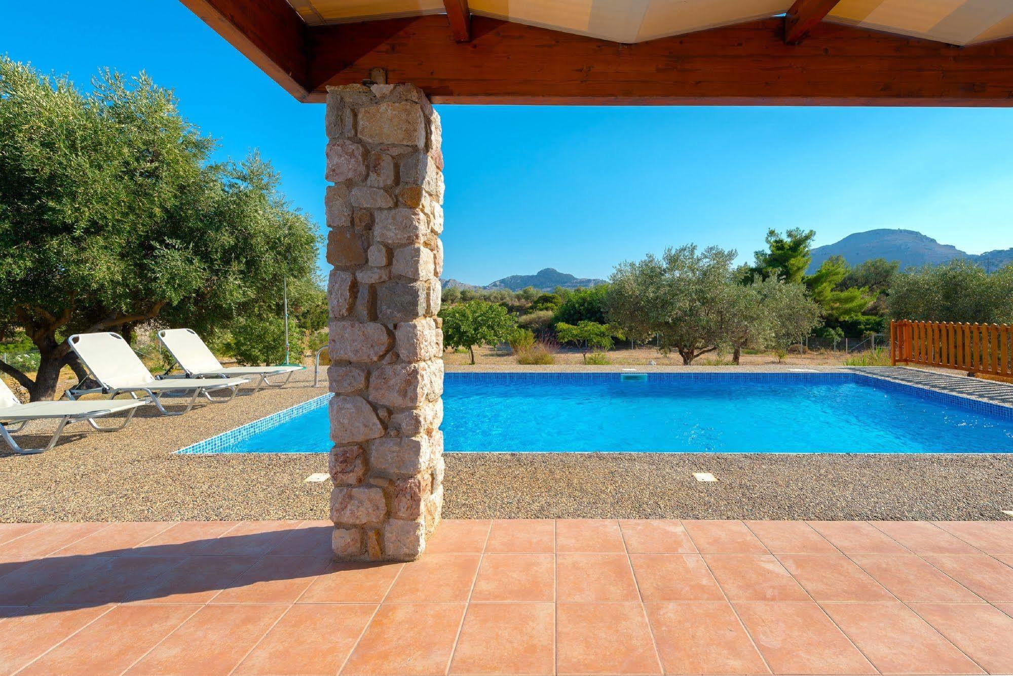 Olive Private Villa Swimming Pool 5 Bdr Kolymbia Rhodes المظهر الخارجي الصورة