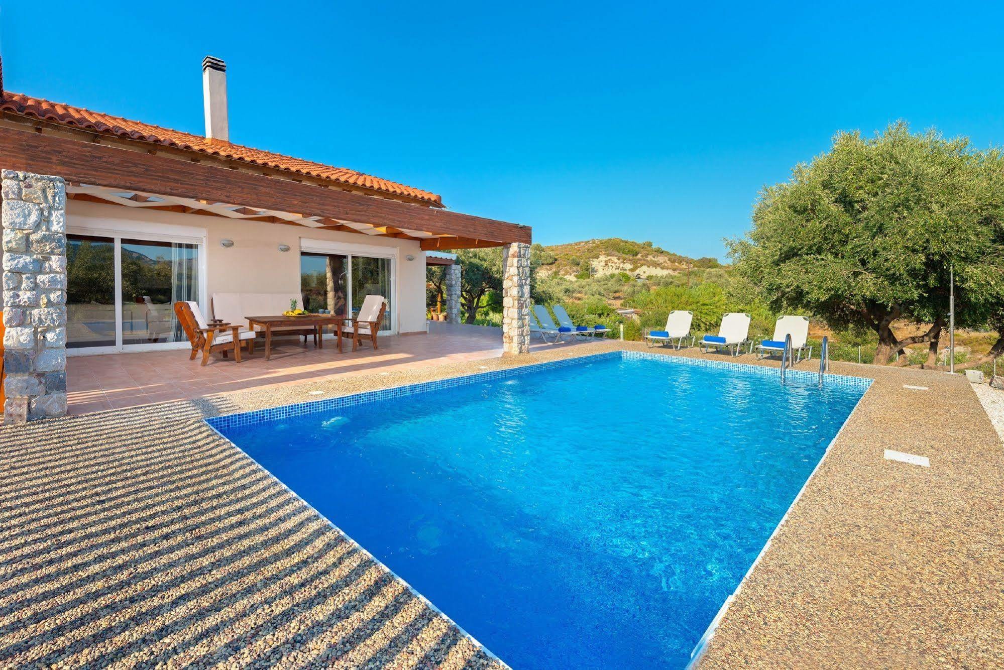 Olive Private Villa Swimming Pool 5 Bdr Kolymbia Rhodes المظهر الخارجي الصورة